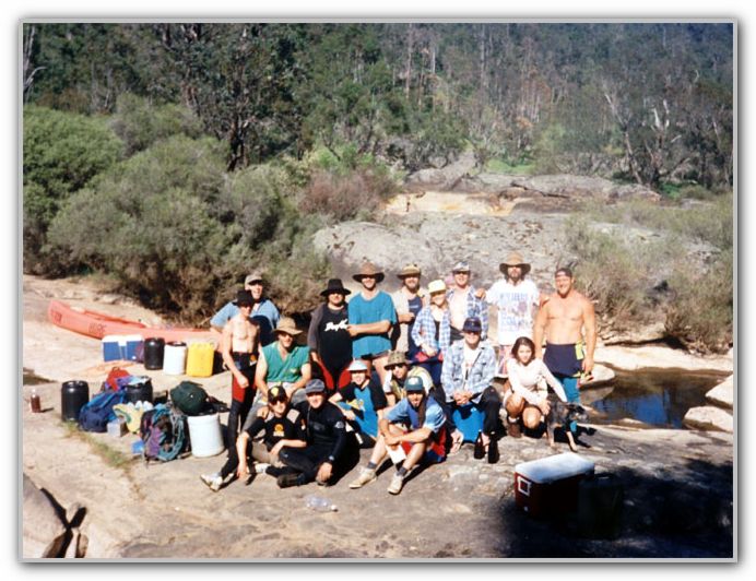 FJ and the CISWA Crew on the great canoe trip of Oct 1995 2